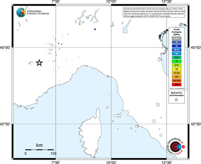Mappa EMS - territori località