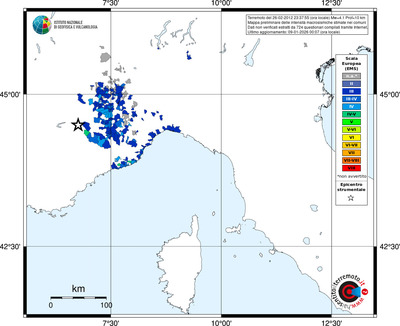 Mappa EMS - territori comuni