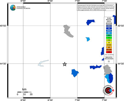 Mappa MCS - territori comuni