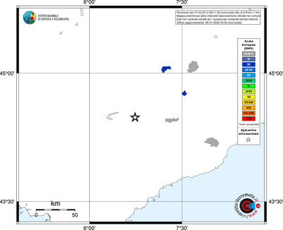 Mappa EMS - territori comuni