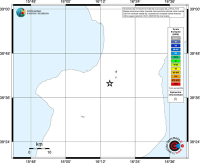 Mappa EMS - territori località