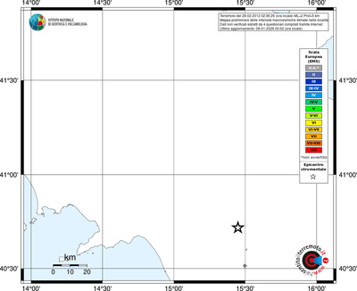 Mappa EMS - territori località