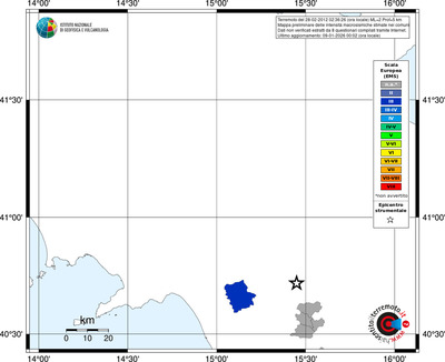Mappa EMS - territori comuni