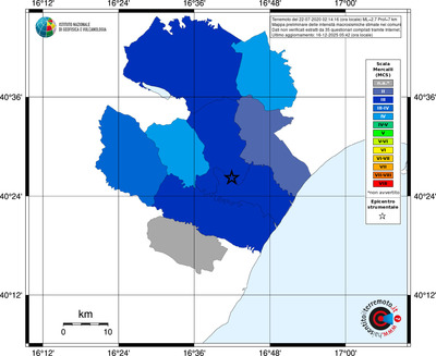 Mappa MCS - territori comuni