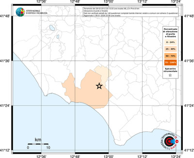 Mappa territorio comunale con almeno 3 questionari
