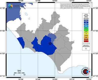 Mappa MCS - territori comuni
