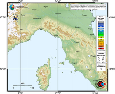 Mappa EMS - località