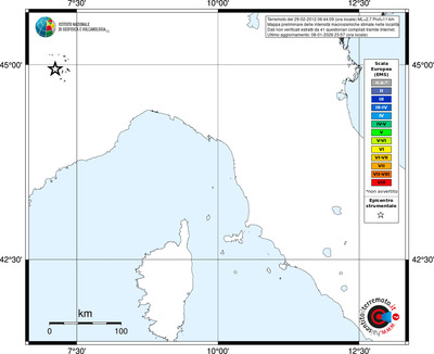 Mappa EMS - territori località