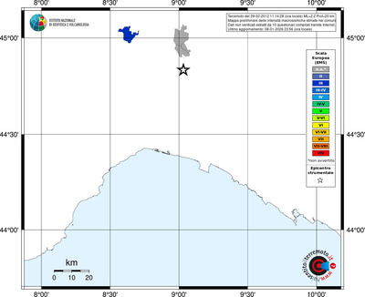 Mappa EMS - territori comuni