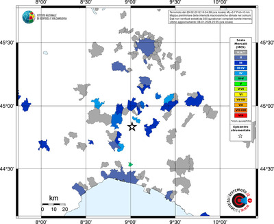 Mappa MCS - territori comuni