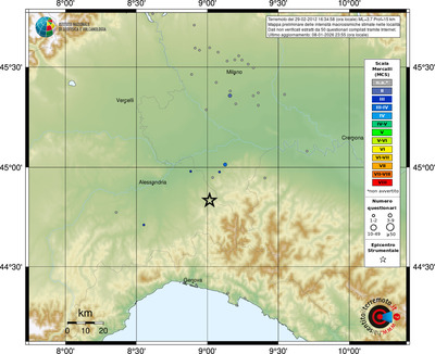 Mappa MCS - località