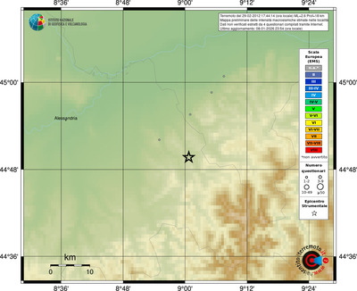 Mappa EMS - località