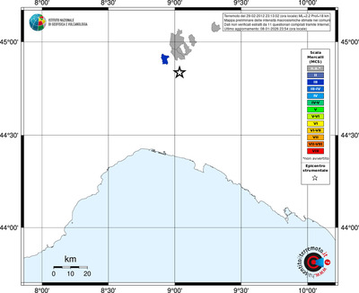 Mappa MCS - territori comuni