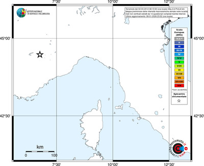 Mappa EMS - territori località