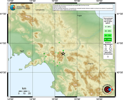 Mappa comuni con almeno 3 questionari