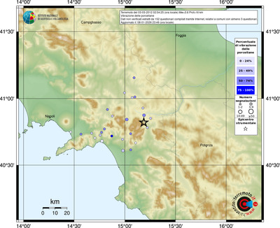 Mappa comuni con almeno 3 questionari