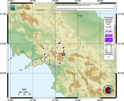 Mappa comuni con almeno 3 questionari