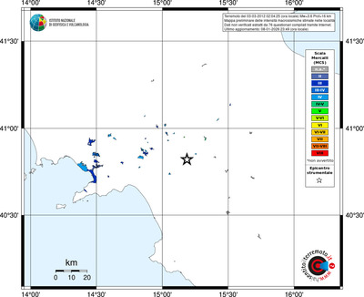 Mappa MCS - territori località
