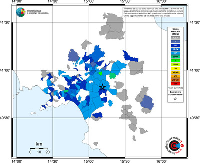 Mappa MCS - territori comuni