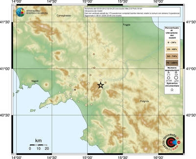Mappa comuni con almeno 3 questionari