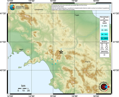 Mappa comuni con almeno 3 questionari