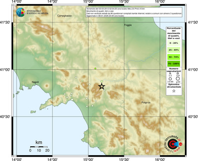 Mappa comuni con almeno 3 questionari