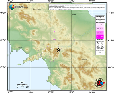 Mappa comuni con almeno 3 questionari