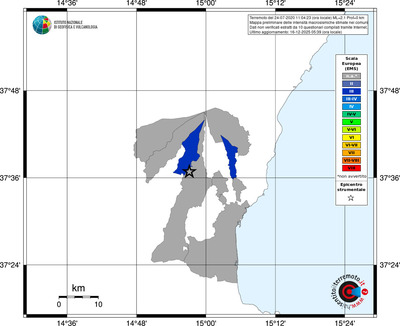 Mappa EMS - territori comuni