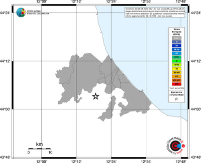 Mappa EMS - territori comuni