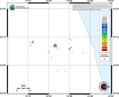 Mappa MCS - territori località