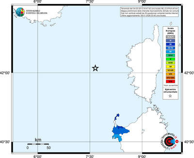 Mappa EMS - territori comuni
