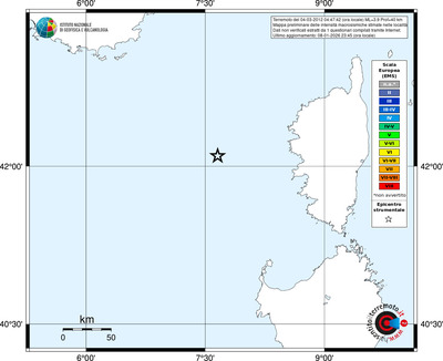 Mappa EMS - territori località