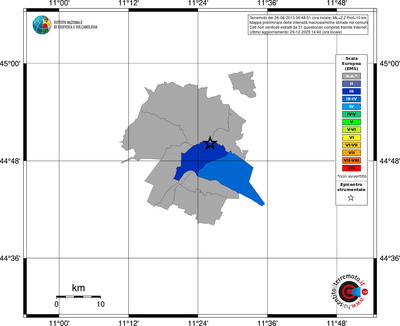 Mappa EMS - territori comuni
