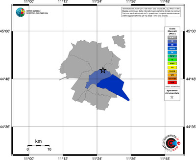 Mappa MCS - territori comuni