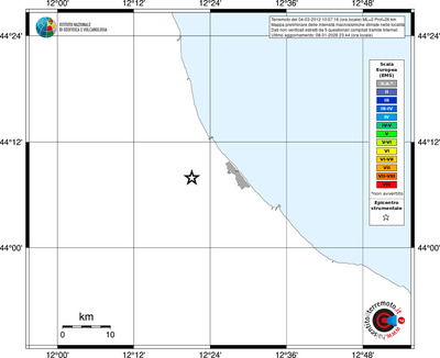 Mappa EMS - territori località