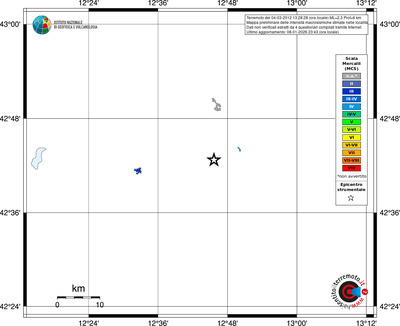 Mappa MCS - territori località