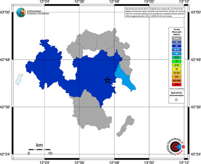 Mappa MCS - territori comuni