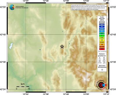 Mappa MCS - località