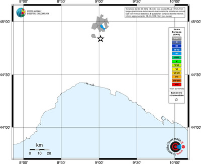 Mappa EMS - territori comuni