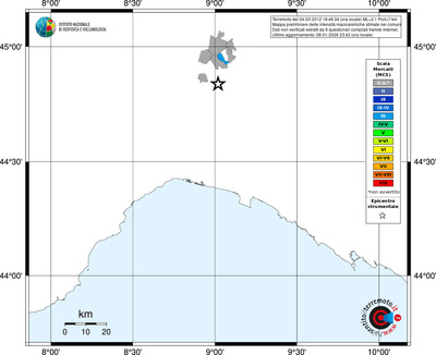 Mappa MCS - territori comuni