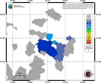 Mappa MCS - territori comuni