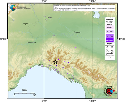 Mappa comuni con almeno 3 questionari