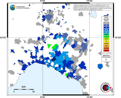 Mappa MCS - territori comuni