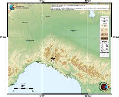 Mappa comuni con almeno 3 questionari
