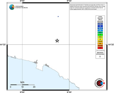 Mappa MCS - territori località