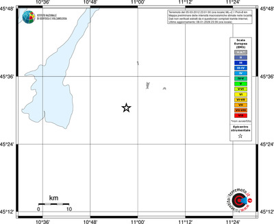 Mappa EMS - territori località
