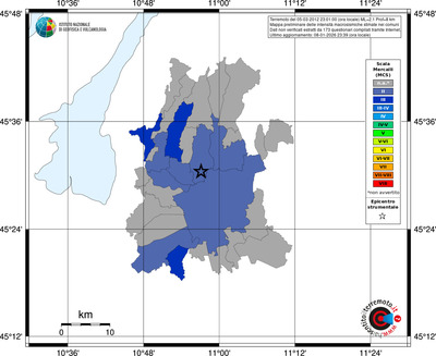 Mappa MCS - territori comuni
