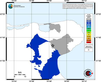Mappa EMS - territori comuni