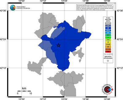 Mappa MCS - territori comuni