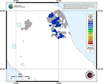 Mappa EMS - territori comuni